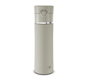 alfi Balance Tea Bottle 500ml, Silver Lining, stainless steel thermos flask with tea filter, leak-proof drinking bottle, keeps hot for 12 hours, absolutely leak-proof, pressure-lock closure, dishwasher-safe, BPA-free on sale